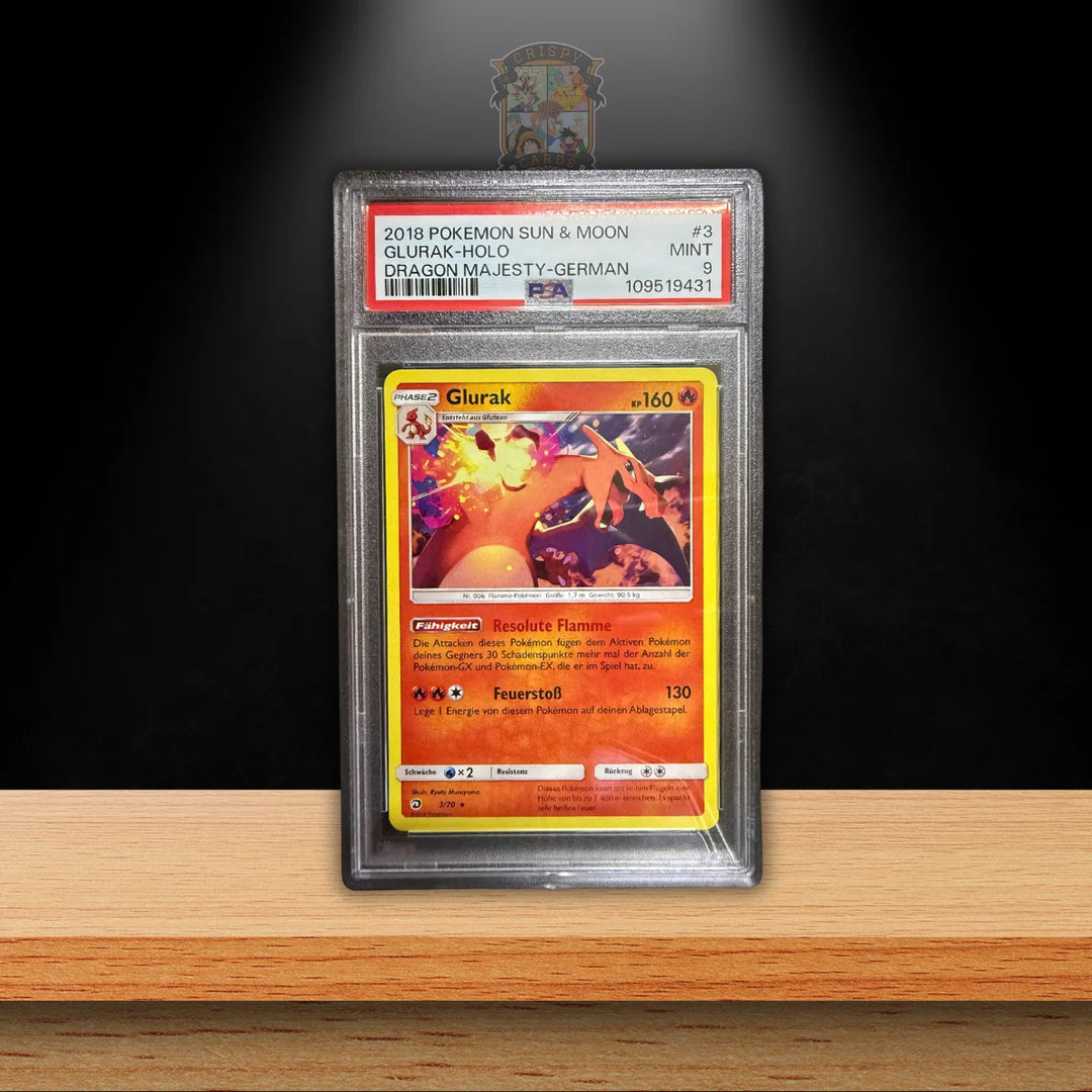 Pokémon Glurak (DRM 3) PSA 9 (DE)