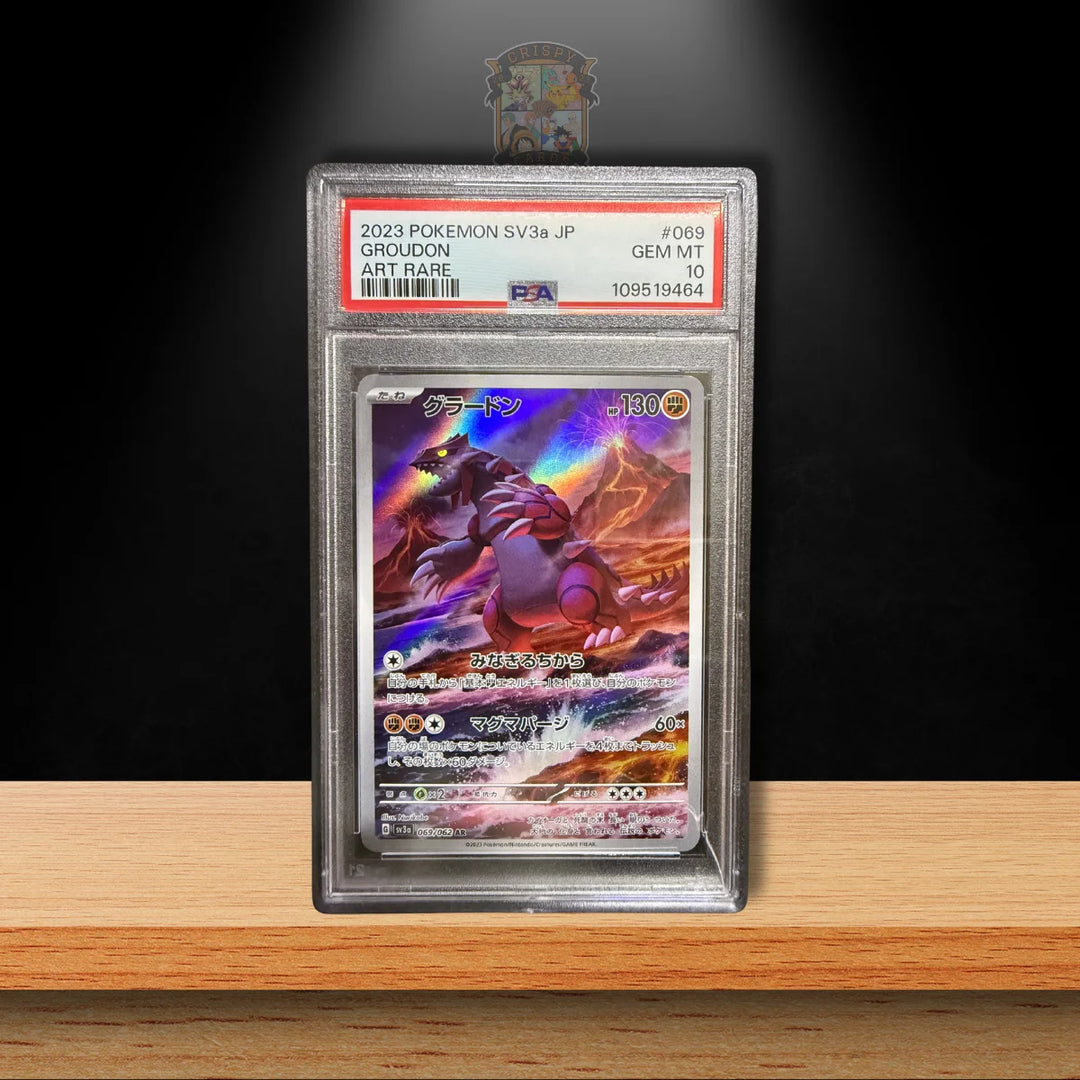 Pokémon Groudon (sv3a 069) PSA 10 (JP)
