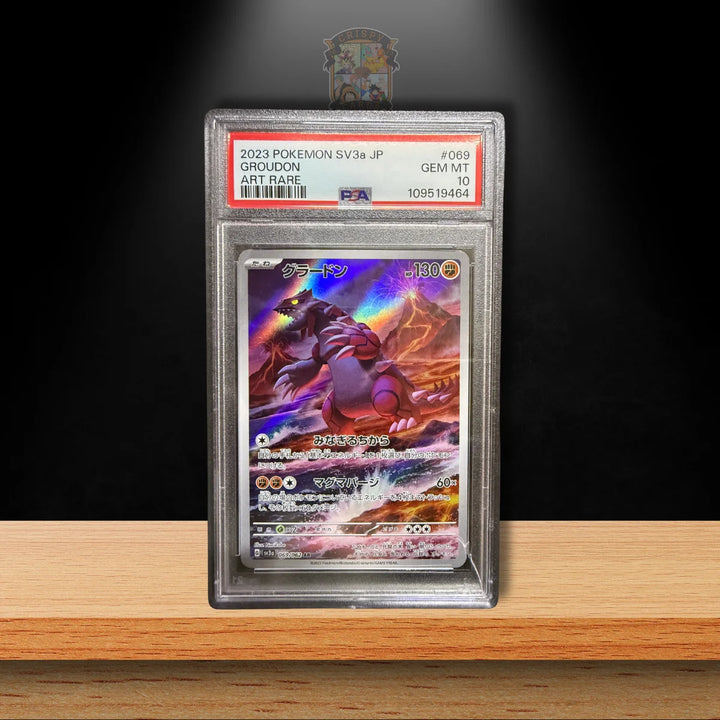 Pokémon Groudon (sv3a 069) PSA 10 (JP)