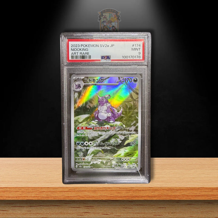 Pokémon Nidoking (sv2a 174) PSA 9 (JP)