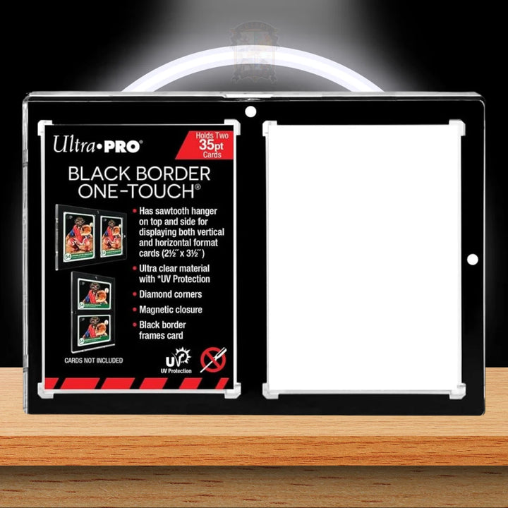 Ultra Pro 2-CARD BLACK BORDER ONE-TOUCH MAGNETIC