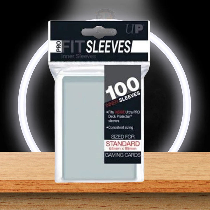 Ultra Pro SLEEVES PRO-FIT CARD CLEAR (100 SLEEVES)