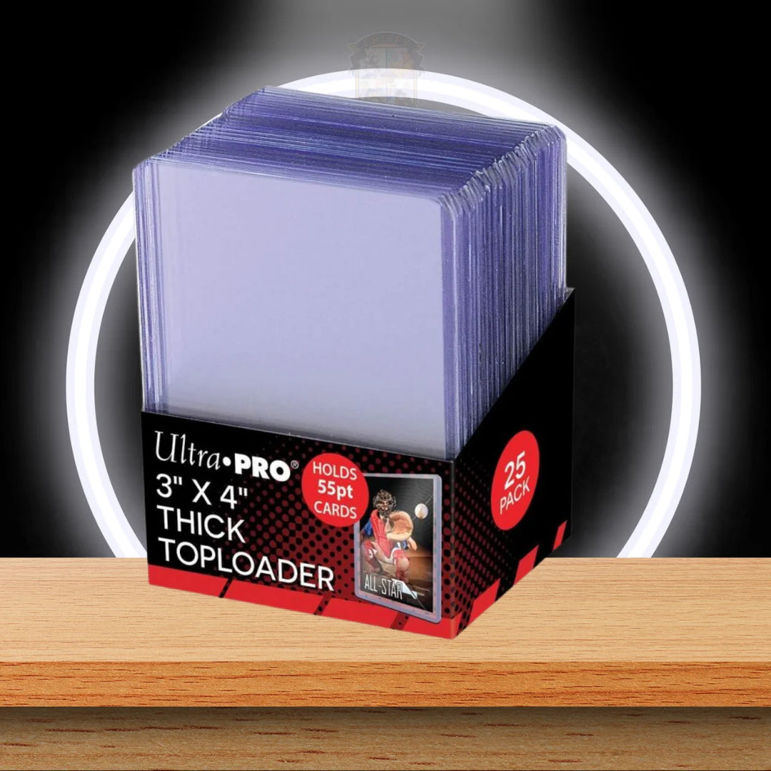 Ultra Pro Toploader 3" X 4" 55PT (25 pieces)