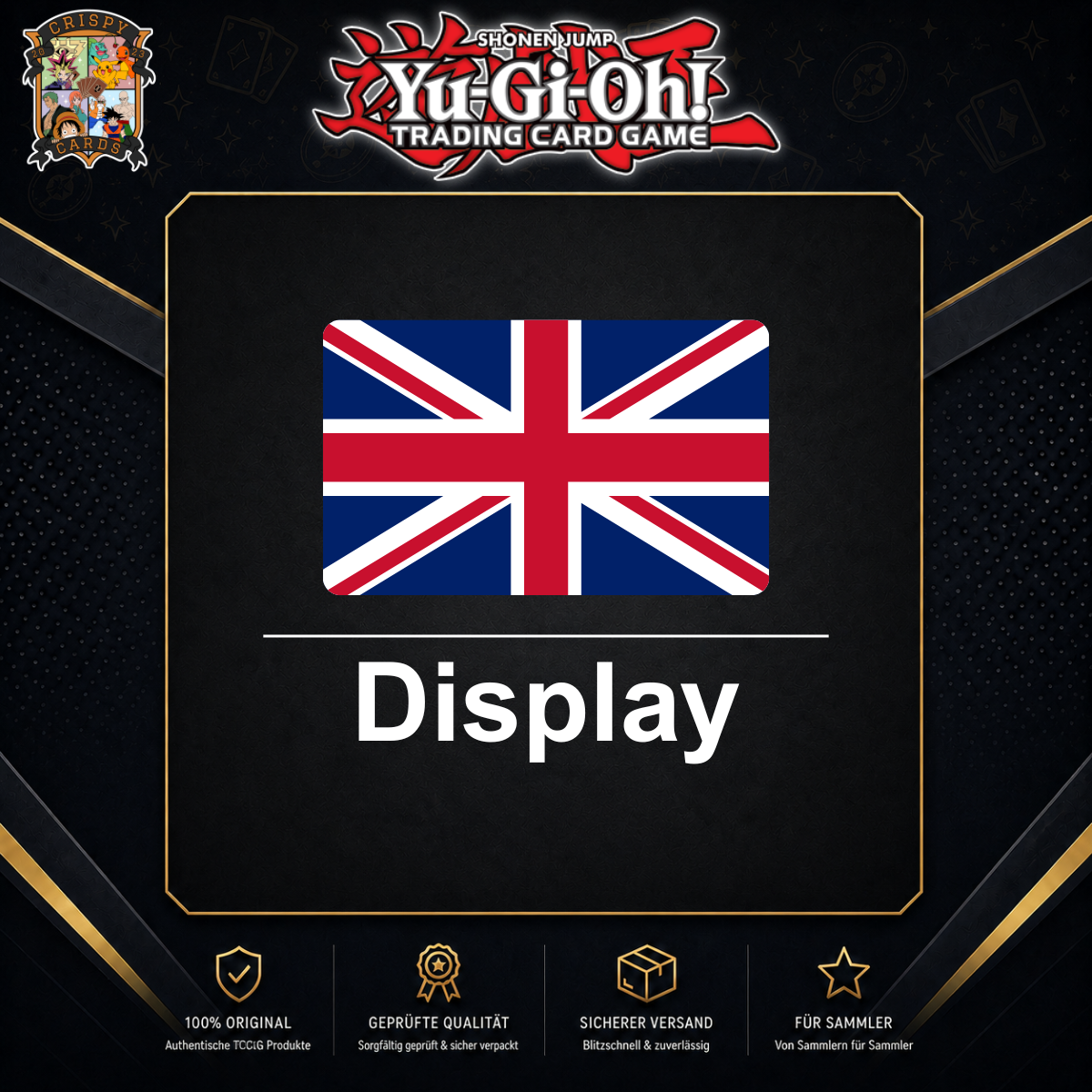Englische Yu-Gi-Oh! Booster Displays verschiedener Sets