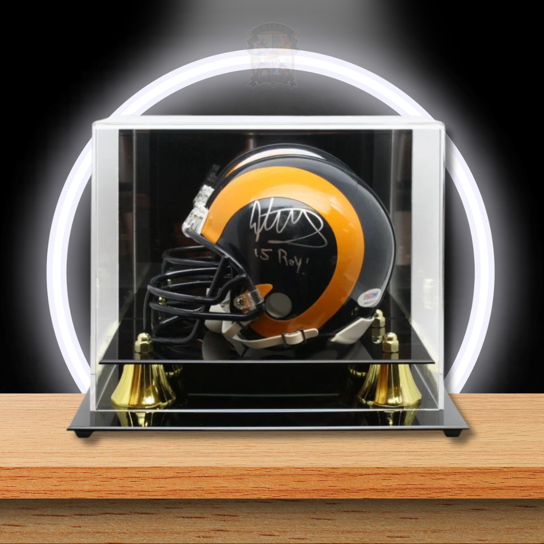 BCW Acryl Vitrine für Mini Football Helme und Sport Memorabilia