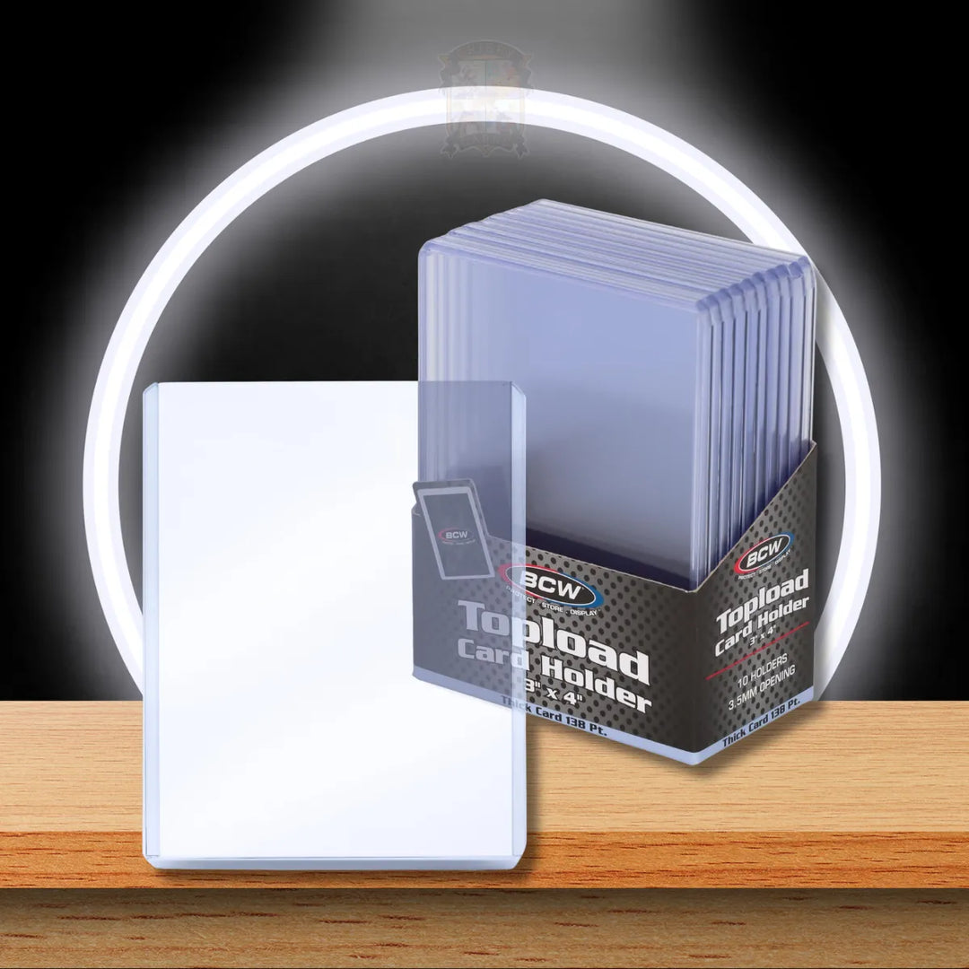 BCW 138 PT Thick Card Toploader mit 10 Kartenhaltern originalverpackt