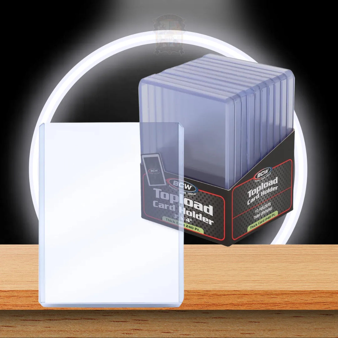 BCW 3 x 4 Thick Card Topload Holder 240 PT im 10er-Pack kaufen