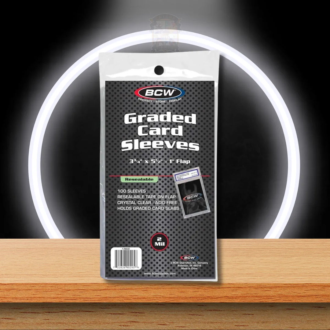 BCW Graded Card Sleeves Resealable mit 100 Slab Hüllen kaufen