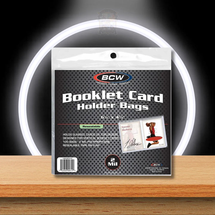 BCW Vertical Booklet Card Holder Bags Resealable mit 100 Hüllen kaufen