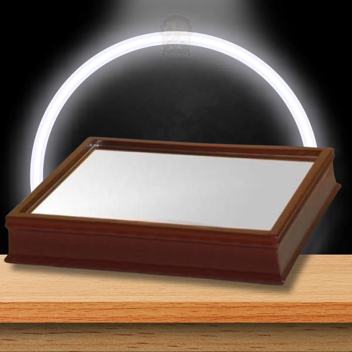 BCW Wood Base for Mini Helmet Holder mit Spiegelplatte kaufen
