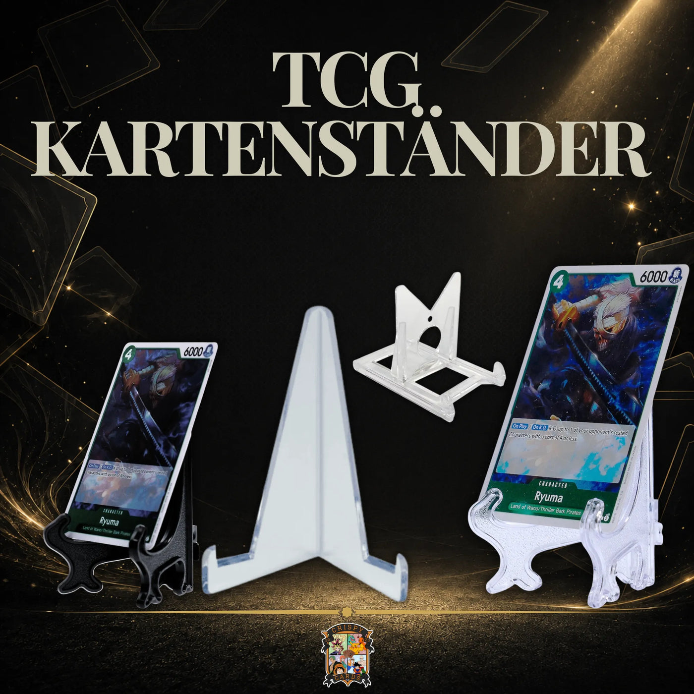 Kartenständer für Toploader, Magnetic Holder und Graded Cards
