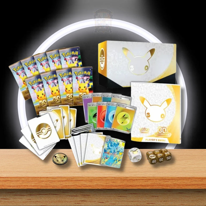 Pokémon 30 Jahre Celebrations Top Trainer Box – Deutsche Pokémon Sammelkarten