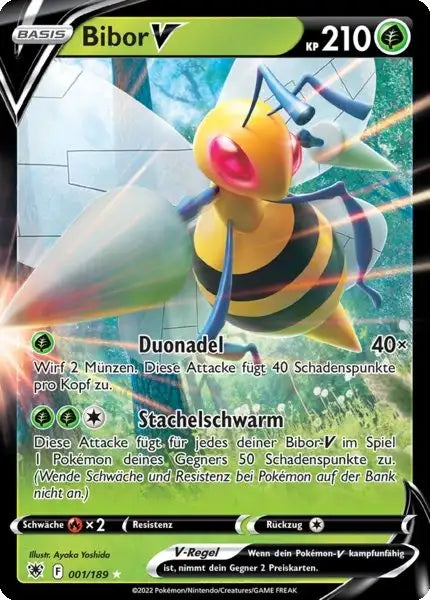 Bibor V 001/189 – Pokémon Astralglanz Karte