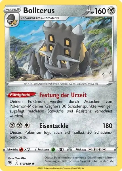 Bollterus 110/189 – Pokémon Astralglanz Karte