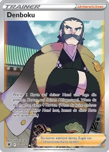Denboku 187/189 – Pokémon Astralglanz Karte