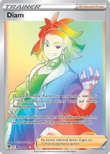 Diam 199/189 – Pokémon Astralglanz Karte