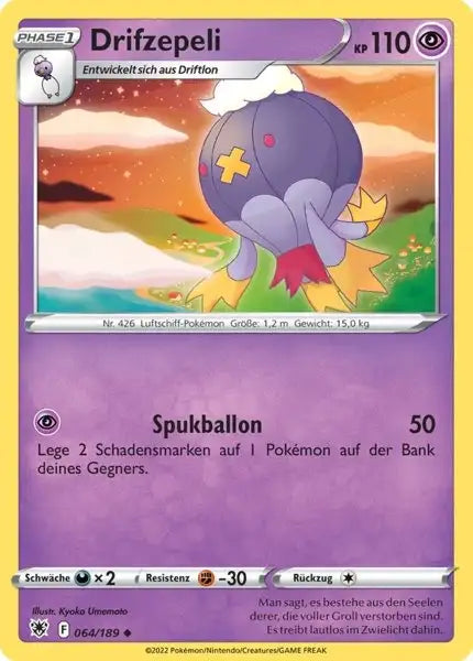 Drifzepeli 064/189 – Pokémon Astralglanz Karte