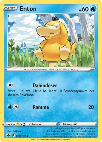 Enton 028/189 – Pokémon Astralglanz Karte