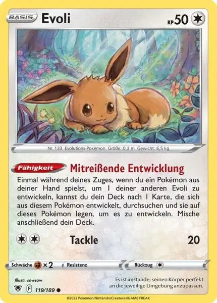 Evoli 119/189 – Pokémon Astralglanz Karte