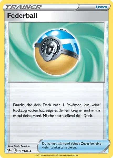 Federball 141/189 – Pokémon Astralglanz Karte
