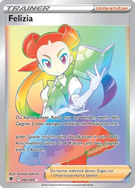 Felizia 206/189 – Pokémon Astralglanz Karte