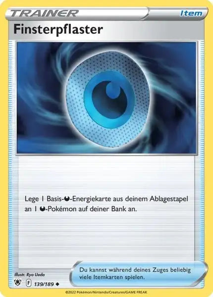 Finsterpflaster 139/189 – Pokémon Astralglanz Karte