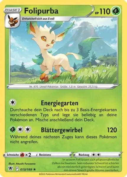 Folipurba 013/189 – Pokémon Astralglanz Karte