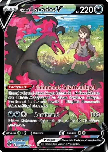 Galar Lavados V TG20 – Pokémon Astralglanz Karte