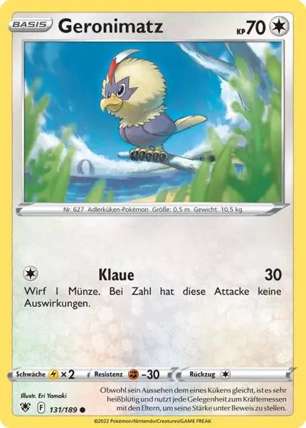 Geronimatz 131/189 – Pokémon Astralglanz Karte