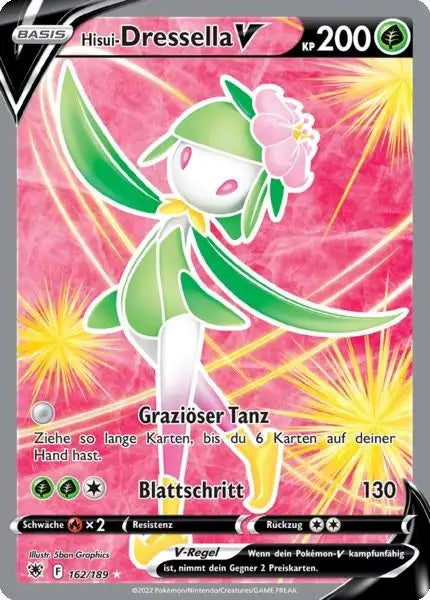 Hisui Dressella V 162/189 – Pokémon Astralglanz Karte