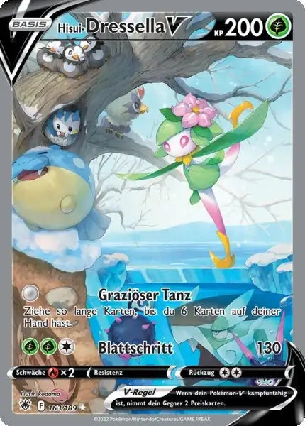 Hisui Dressella V 163/189 – Pokémon Astralglanz Karte