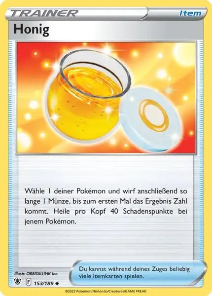 Honig 153/189 – Pokémon Astralglanz Karte