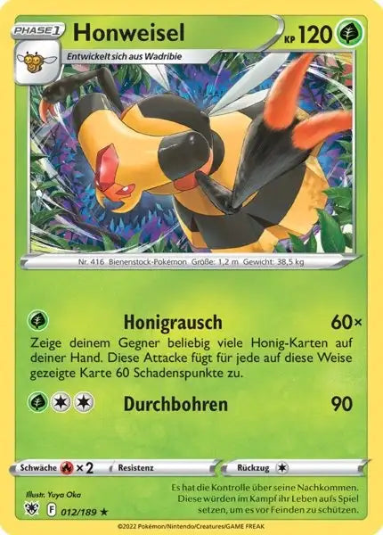 Honweisel 012/189 – Pokémon Astralglanz Karte