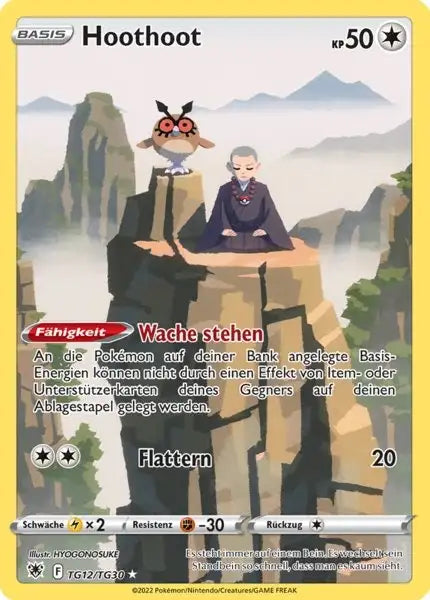 Hoothoot TG12 – Pokémon Astralglanz Karte