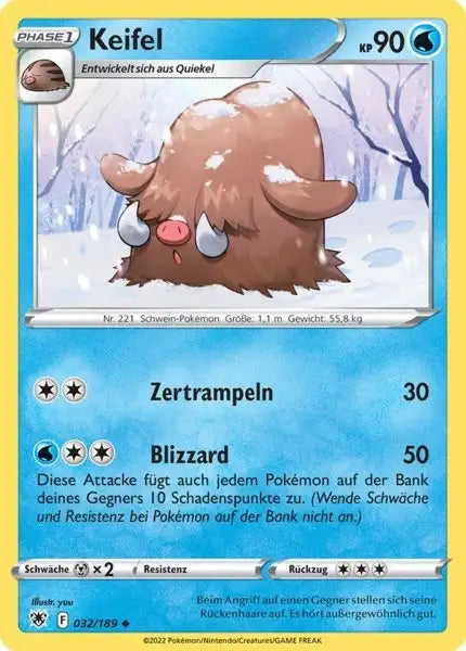 Keifel 032/189 – Pokémon Astralglanz Karte