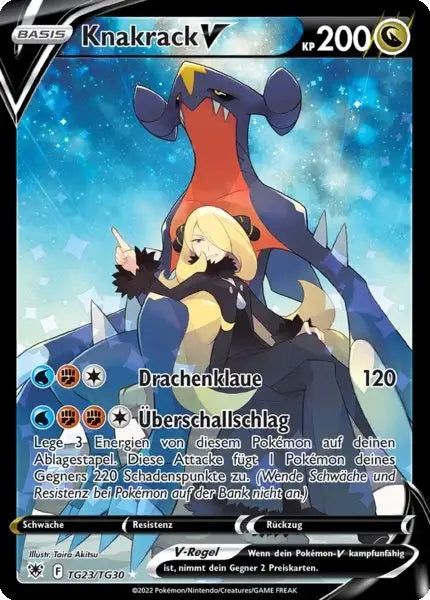 Knakrack V TG23 – Pokémon Astralglanz Karte