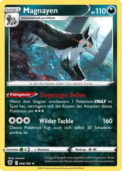 Magnayen 096/189 – Pokémon Astralglanz Karte