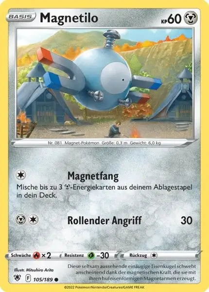Magnetilo 105/189 – Pokémon Astralglanz Karte