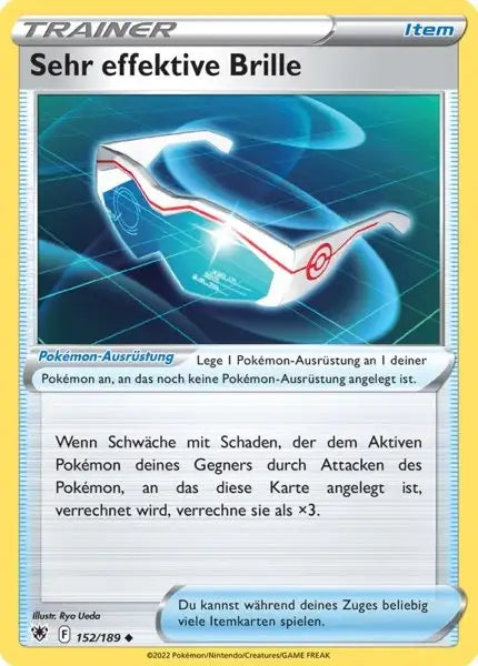 Sehr effektive Brille 152/189 – Pokémon Astralglanz Karte