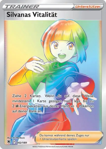 Silvanas Vitalitaet 202/189 – Pokémon Astralglanz Karte