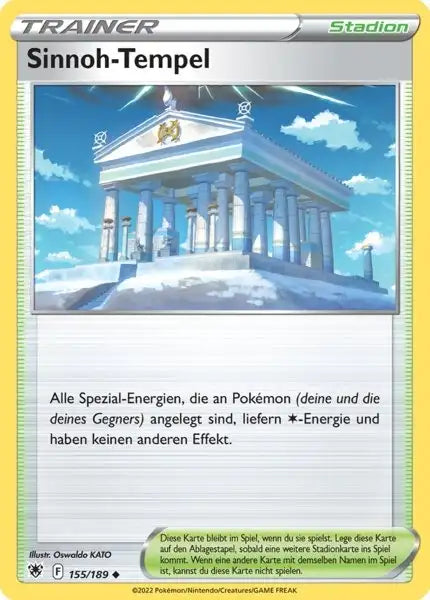 Sinnoh Tempel 155/189 – Pokémon Astralglanz Karte