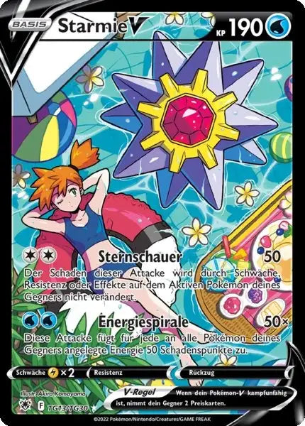 Starmie V TG13 – Pokémon Astralglanz Karte