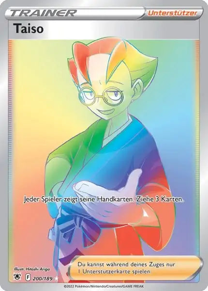 Taiso 200/189 – Pokémon Astralglanz Karte