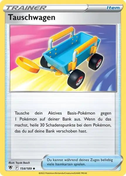 Tauschwagen 154/189 – Pokémon Astralglanz Karte