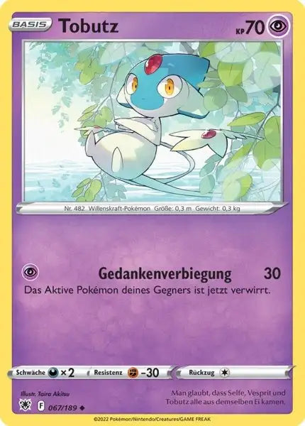 Tobutz 067/189 – Pokémon Astralglanz Karte