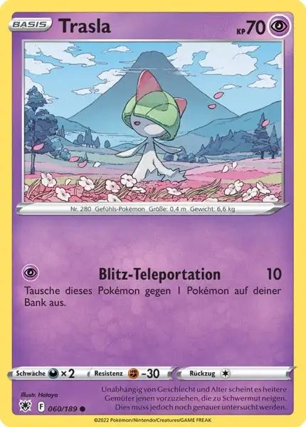 Trasla 060/189 – Pokémon Astralglanz Karte