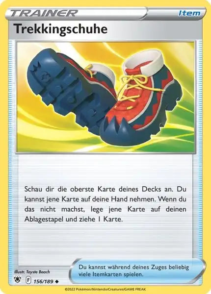 Trekkingschuhe 156/189 – Pokémon Astralglanz Karte