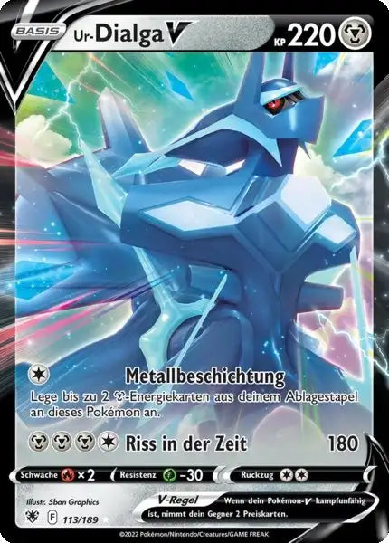 Ur Dialga V 113/189 – Pokémon Astralglanz Karte