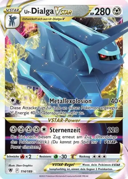 Ur Dialga VSTAR 114/189 – Pokémon Astralglanz Karte