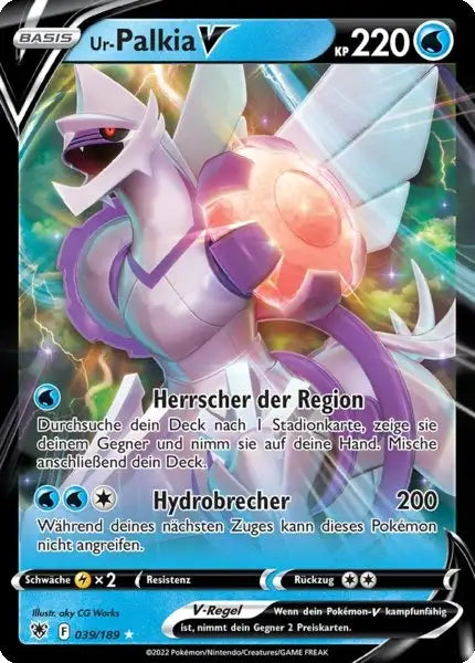 Ur Palkia V 039/189 – Pokémon Astralglanz Karte
